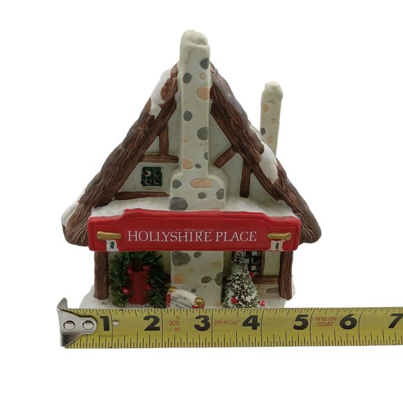 Christmas Village Hollyshire Place Traditional House Light Not Included - Picture 8 of 9